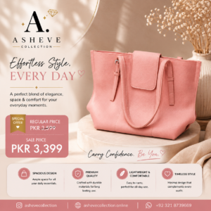 Pink Flaper Tote Bag