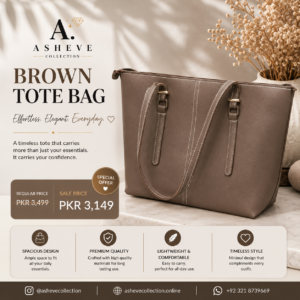 Brown Tote Bag